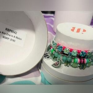 "One in a mellon" Bracelet Stack by Bomb Party